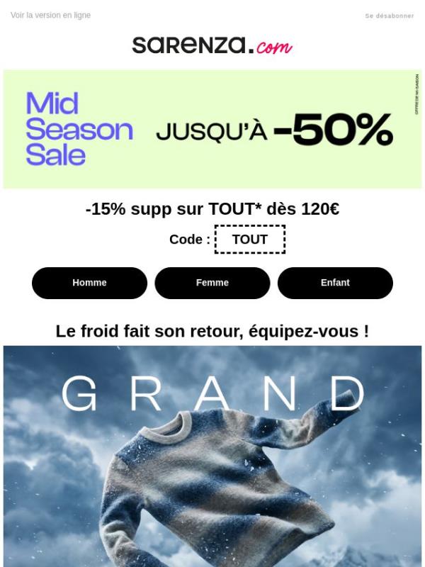 Coup de froid sur les prix 🥶 Vestes de pluie, bottines fourrées...
