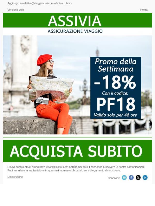 - 18% su tutte le nostre polizze!