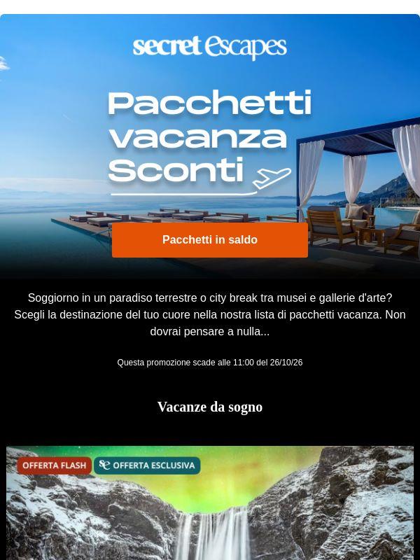 Pacchetti vacanza | Sconti fino al 50%