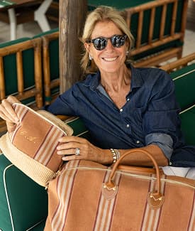 Trousse medium antibes in terracotta