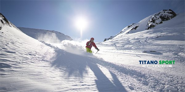 Pista ghiacciata e neve fresca