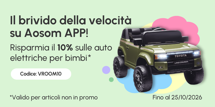 Scarica Aosom APP e approfitta di offerte esclusive
