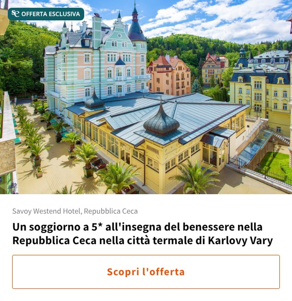 Un soggiorno a 5* all'insegna del benessere nella Repubblica Ceca nella città termale di Karlovy Vary