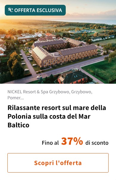 Rilassante resort sul mare della Polonia sulla costa del Mar Baltico
