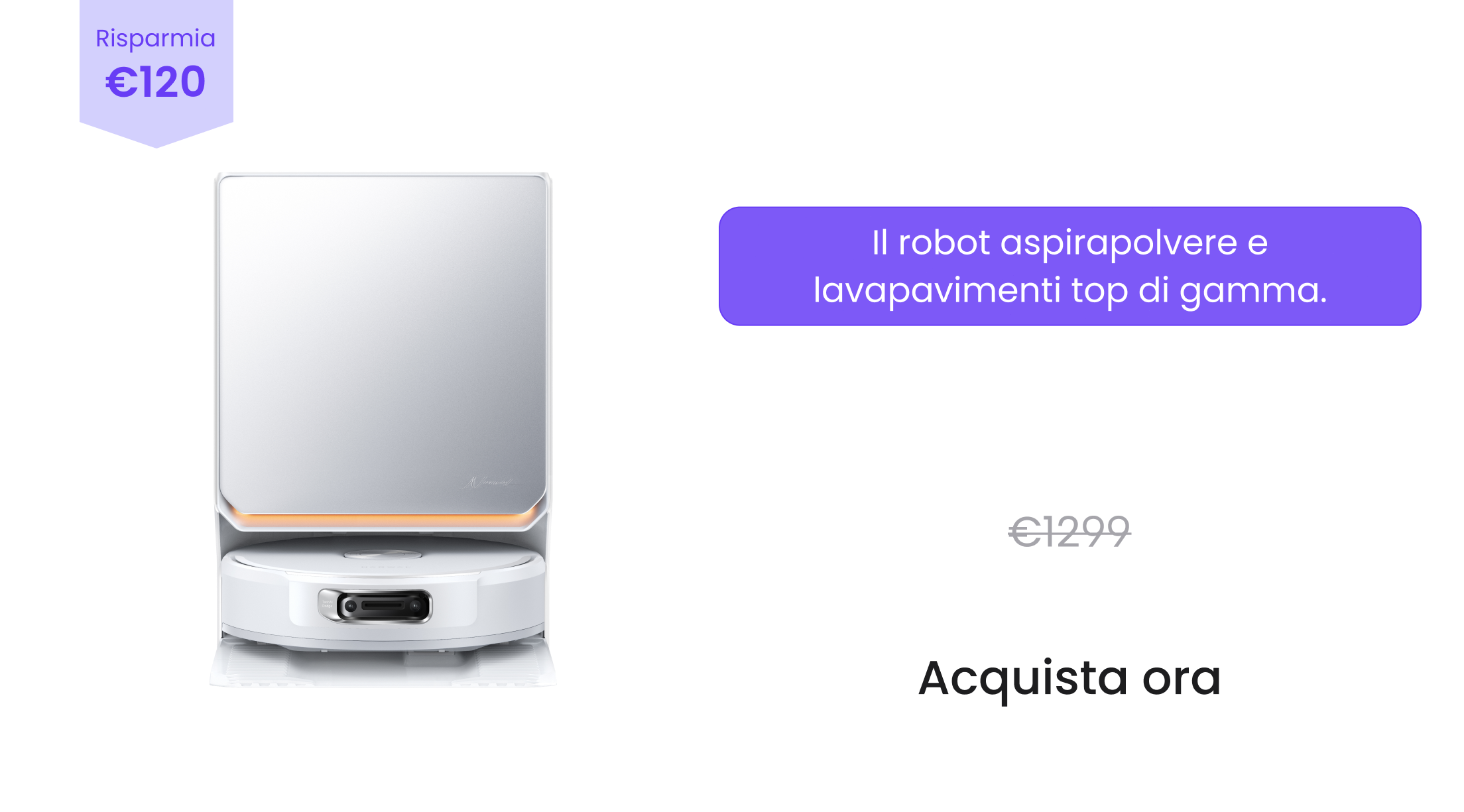 NARWAL Flow 2 Robot Aspirapolvere e Lavapavimenti