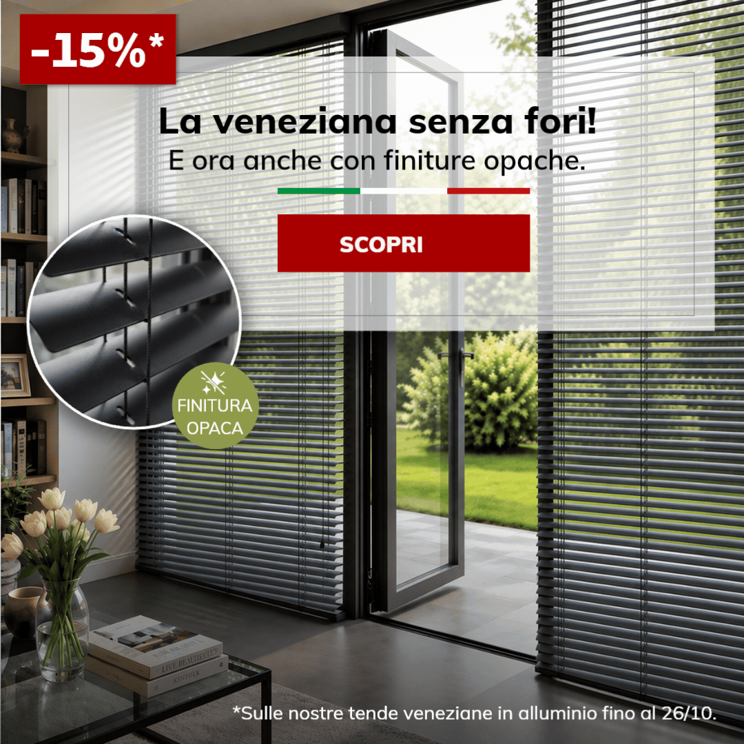 Veneziane in alluminio su misura
