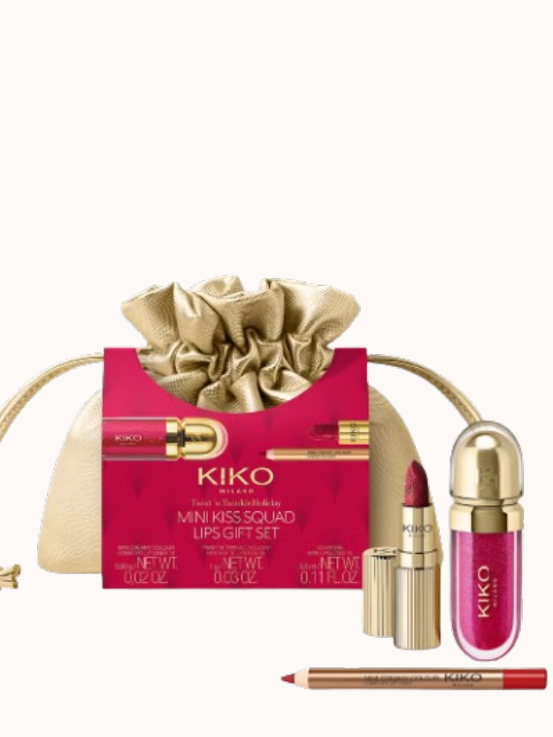 KIKO Milano Mini Kiss Squad Lip Gift Set 5.3ml - Various Shades (Worth €21.97)