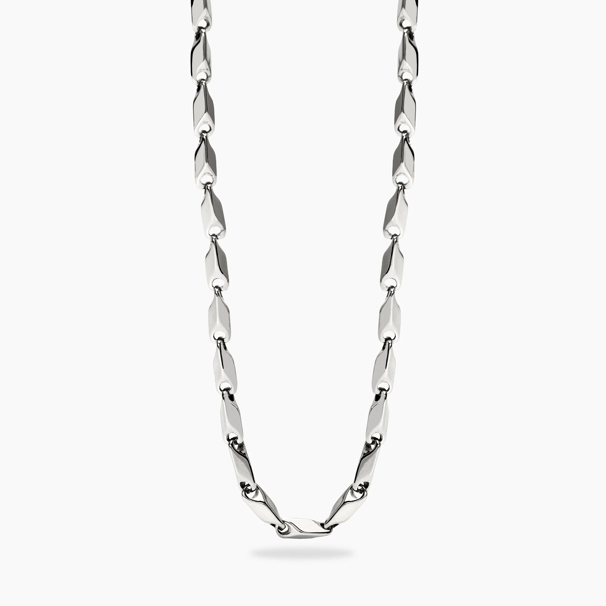 Image of Collana uomo con catena fancy in acciaio STYLE 60