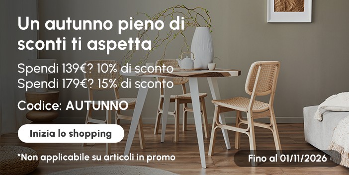 Sconti fino al 15% sul tuo shopping