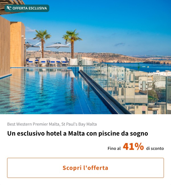 Un esclusivo hotel a Malta con piscine da sogno