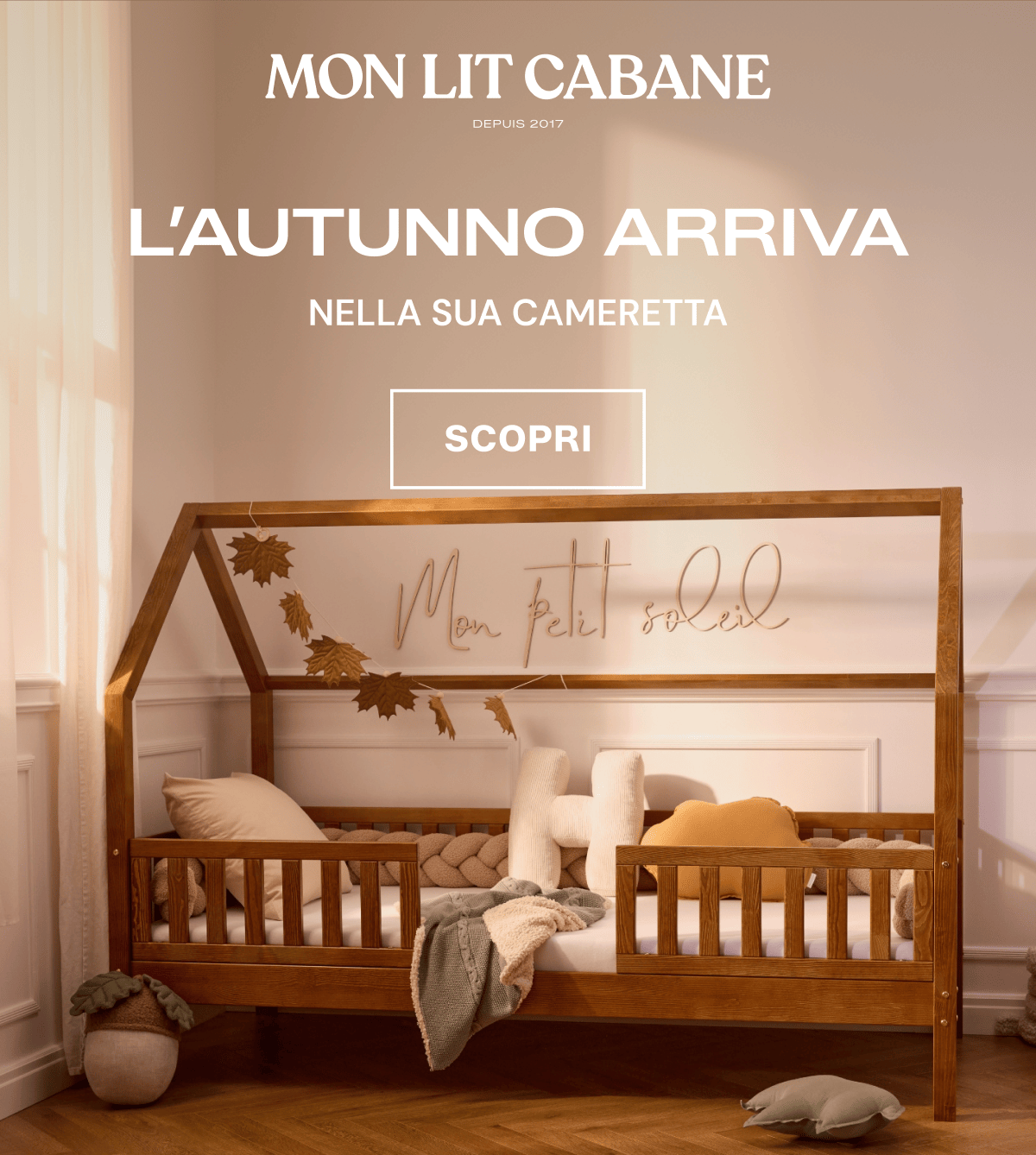 monlitcabane. L'automne s'invite. dans sa chambre. Découvrir