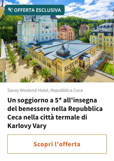 Un soggiorno a 5* all'insegna del benessere nella Repubblica Ceca nella città termale di Karlovy Vary