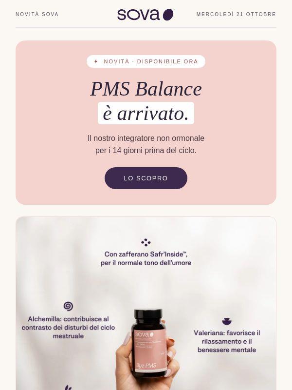 È arrivato PMS Balance🌿