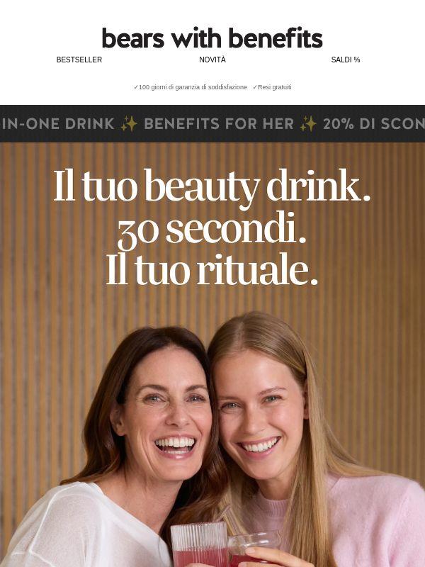 Il tuo beauty drink ti aspetta! 🍓