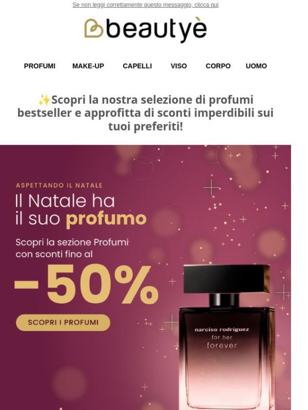 💫Scopri i nostri PROFUMI con sconto fino al -50%!