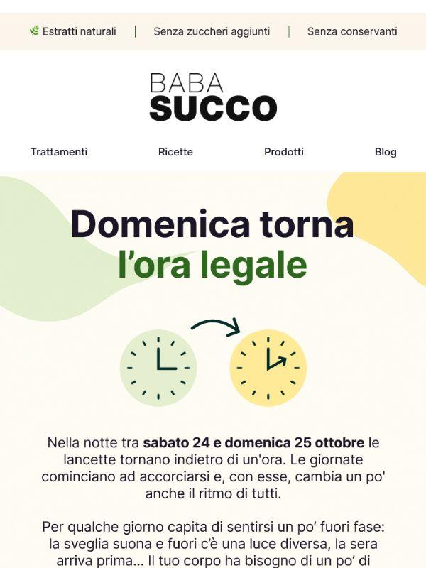Con l’ora solare cambia il ritmo delle giornate...