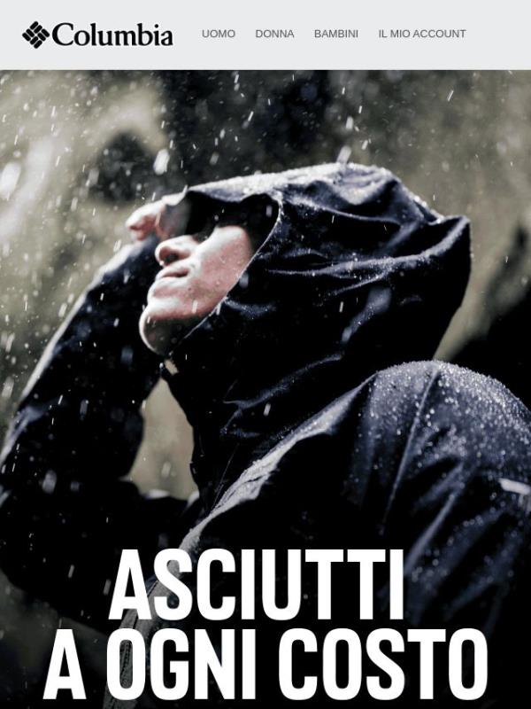 La pioggia non cambierà i tuoi piani
