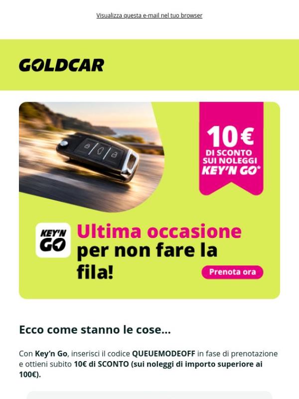 Ultima occasione per non fare la fila!