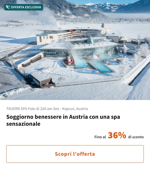 Soggiorno benessere in Austria con una spa sensazionale