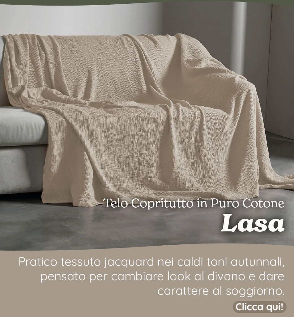 Telo Copritutto in Puro Cotone no Stiro - Lasa