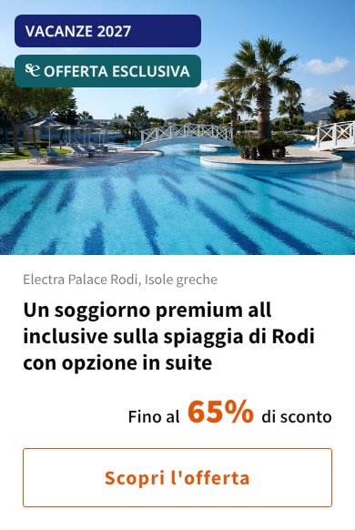 Un soggiorno premium all inclusive sulla spiaggia di Rodi con opzione in suite