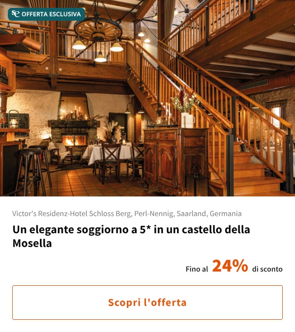 Un elegante soggiorno a 5* in un castello della Mosella