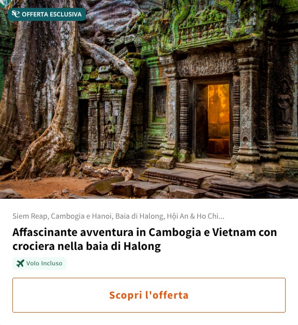 Affascinante avventura in Cambogia e Vietnam con crociera nella baia di Halong