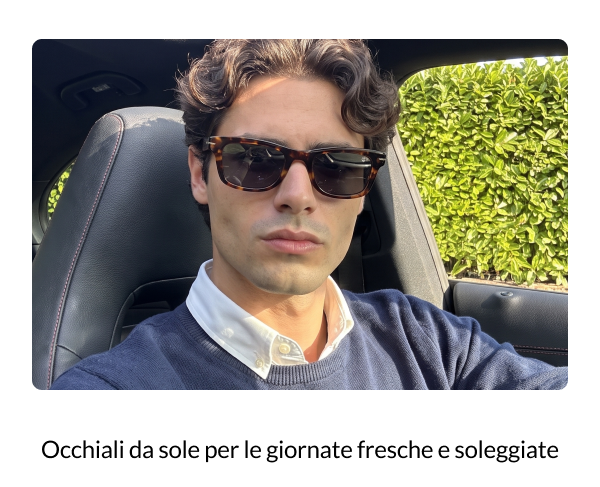Occhiali da sole per le belle giornate