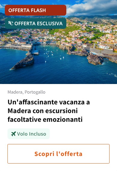 Un'affascinante vacanza a Madera con escursioni facoltative emozionanti