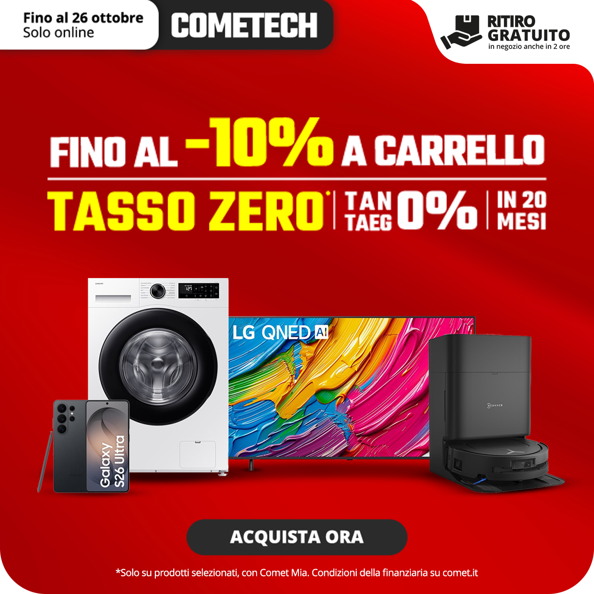 Promo online -10% a carrello