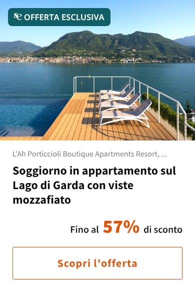 Soggiorno in appartamento sul Lago di Garda con viste mozzafiato