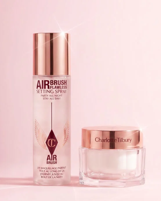 CHARLOTTE’S MAGIC CREAM + SETTING SPRAY DUO