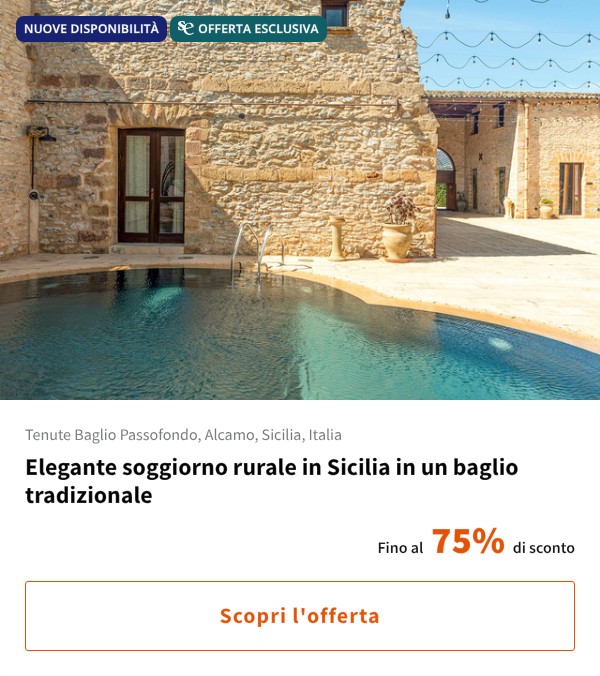 Elegante soggiorno rurale in Sicilia in un baglio tradizionale