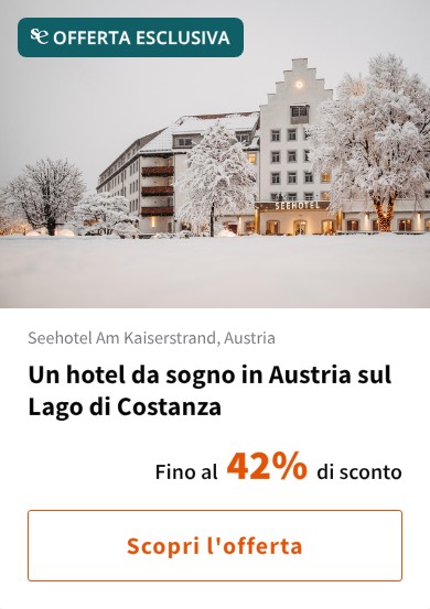 Un hotel da sogno in Austria sul Lago di Costanza