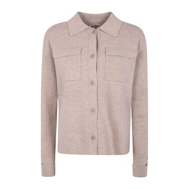 Mc2 Saint Barth — Cardigan Donna MC2 Saint Barth in Lana con Tasche
