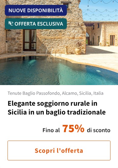 Elegante soggiorno rurale in Sicilia in un baglio tradizionale