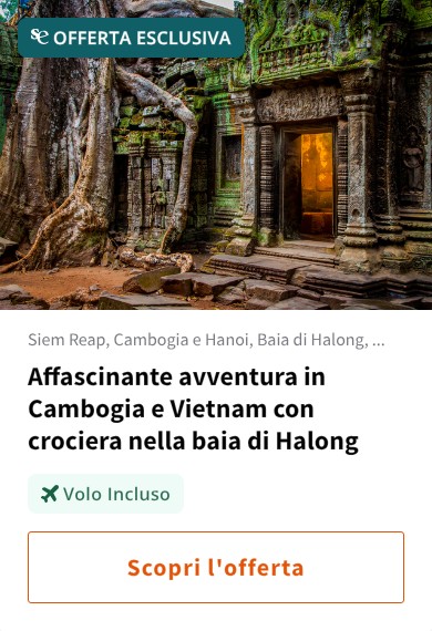 Affascinante avventura in Cambogia e Vietnam con crociera nella baia di Halong
