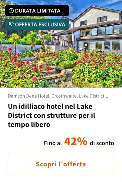 Un idilliaco hotel nel Lake District con strutture per il tempo libero