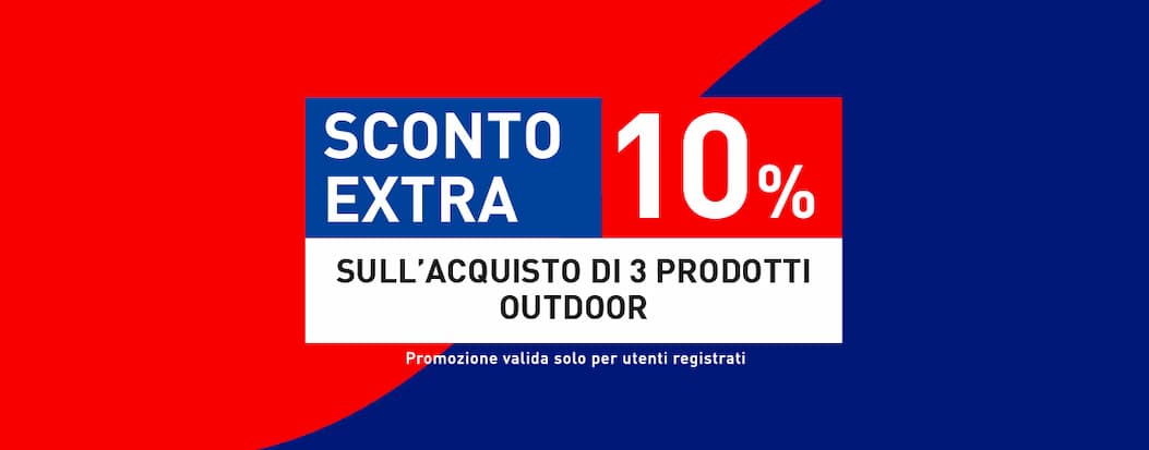 EXTRA 10% DI SCONTO SE ACQUISTI 3 PEZZI