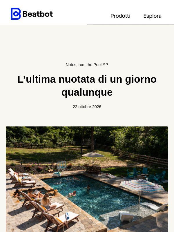 Ti ricordi la tua ultima nuotata?