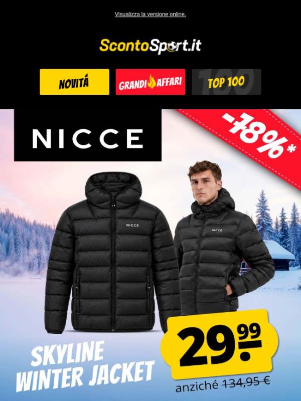 Giacca invernale NICCE a soli 29,99 € 🧣