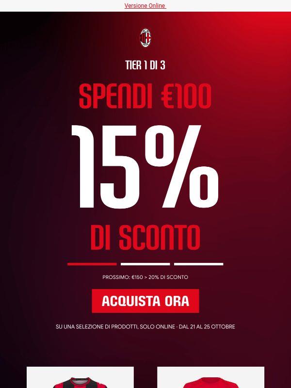 Sblocca fino al 25% di sconto.