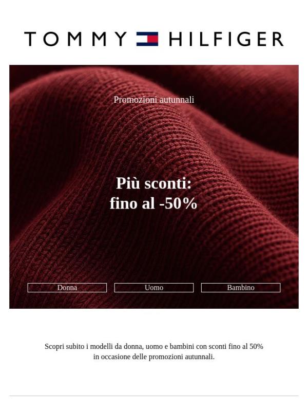 Ancora più sconti: ora fino al -50%.