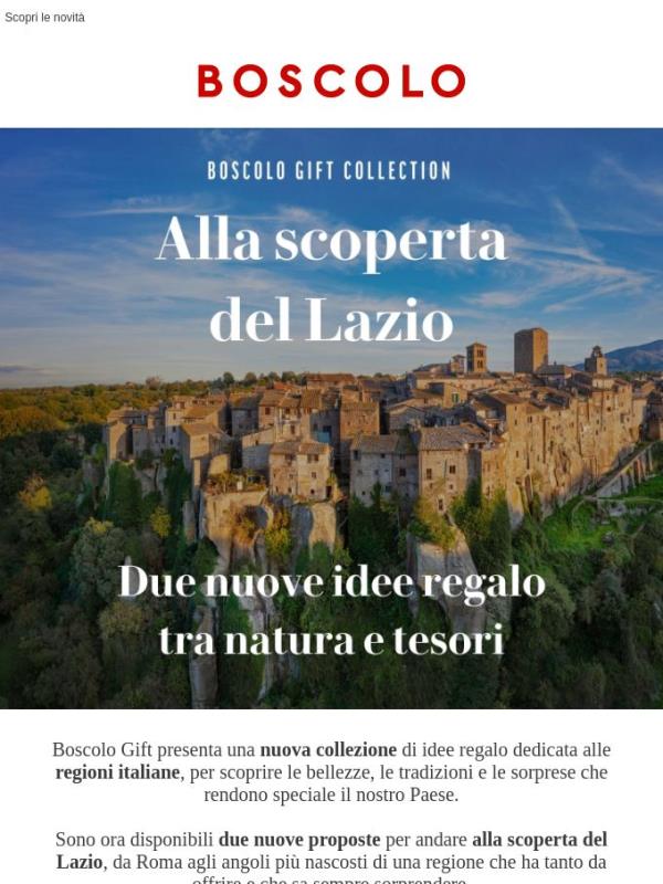 Due nuove idee regalo per scoprire il Lazio