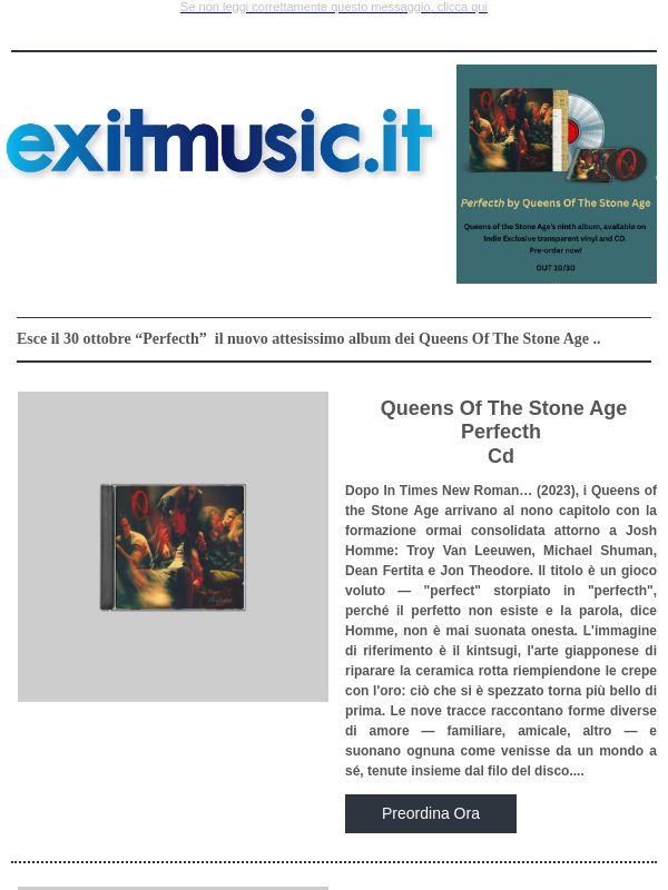 Queens Of The Stone Age 'Perfecth' @exitmusic.it.. The New Album !