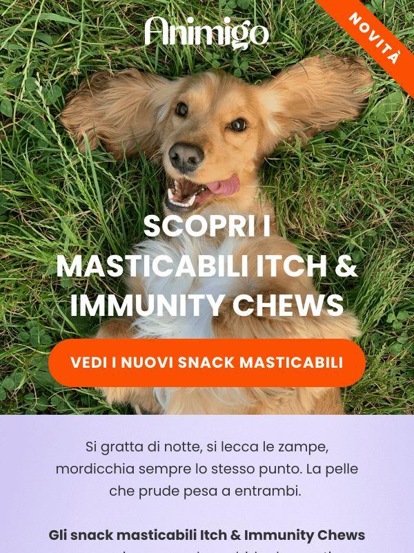 Novità: uno snack contro il prurito
