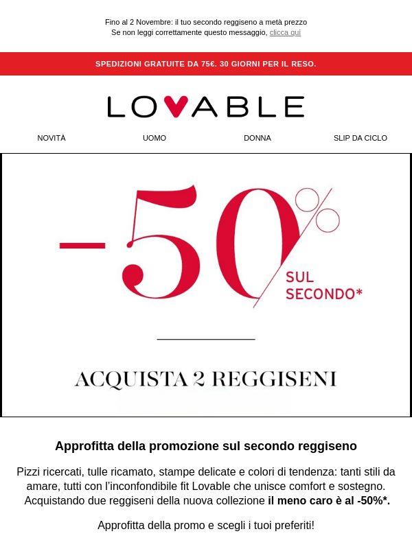 Promo reggiseni | Prendi 2 e il secondo è al 50% 😍