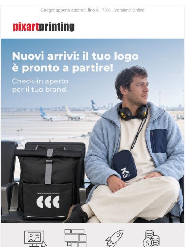 Nuovi arrivi: il tuo logo ha già il biglietto!