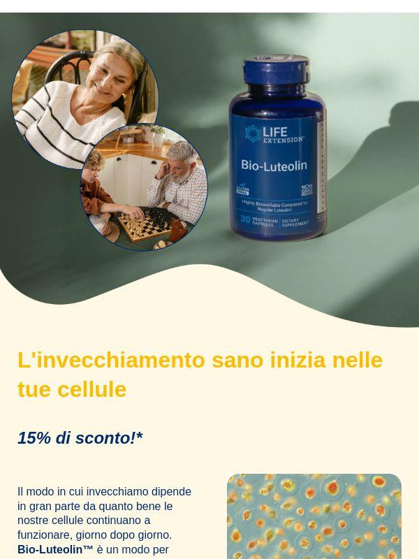 L'invecchiamento sano inizia nelle tue cellule