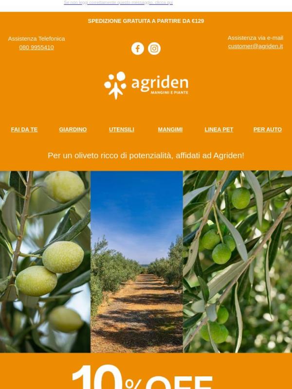 Coltiva la qualità, approfitta della promo Agriden! 🌱